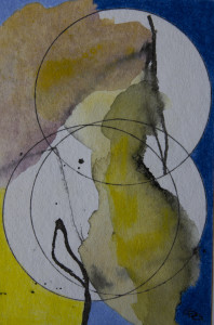 "ohne Titel", 10 x 15 cm, Mischtechnik auf Papier