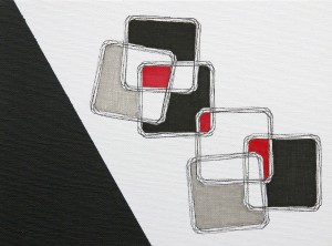 „Equilibrium 3“, 18 x 24 cm, Acryl und Fineliner auf Malkarton
